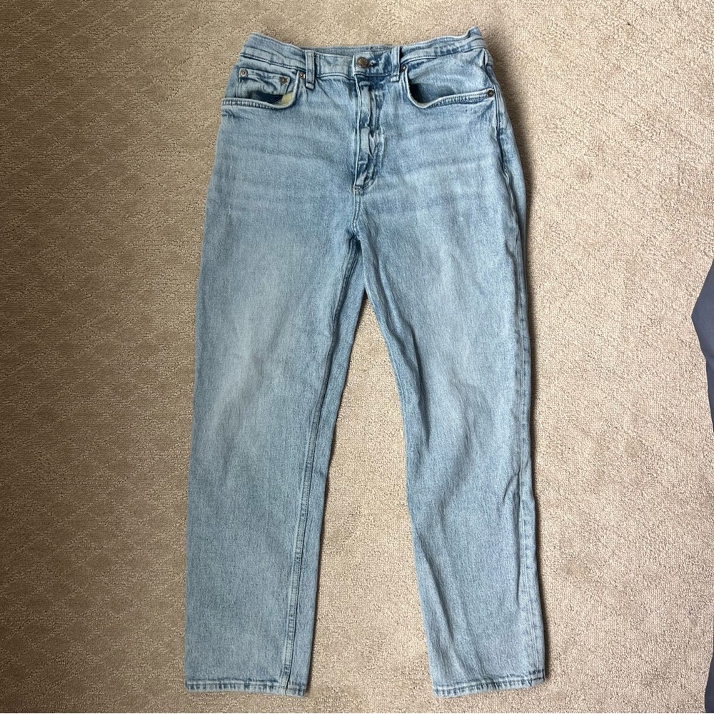 rag & bone Wren High Rise Slim in color Malvern Size 29